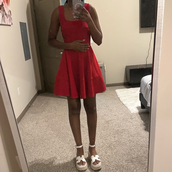 Lulu's Red Mini Dress - Picture 3 of 3